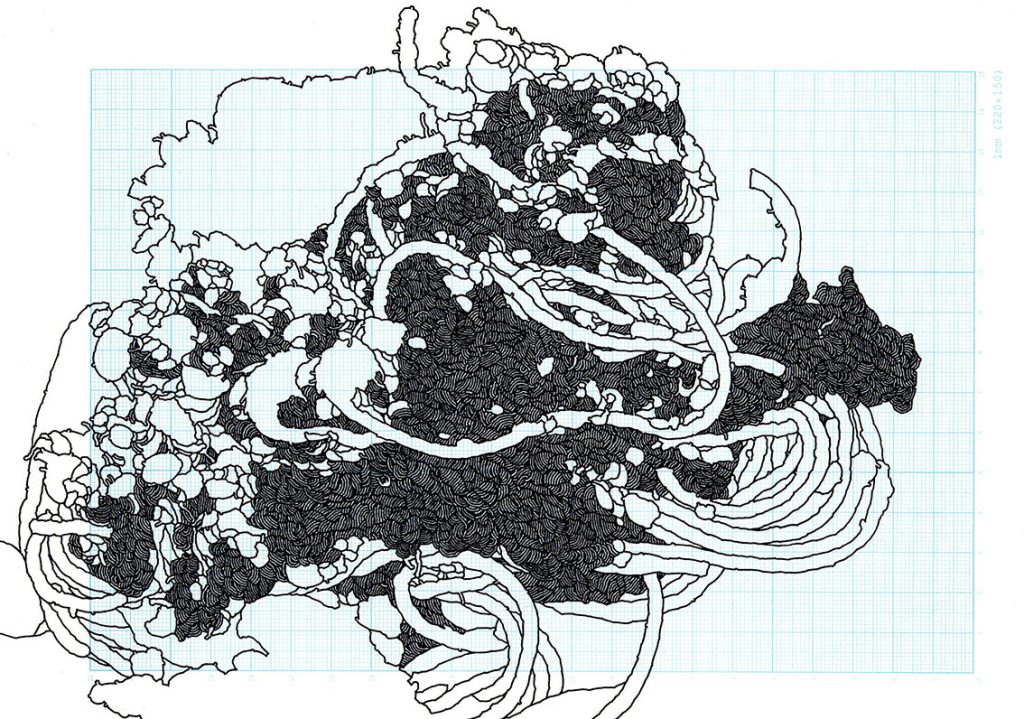 児玉 香織｜方眼紙と線 | アートギャラリーミヤウチ / Art Gallery